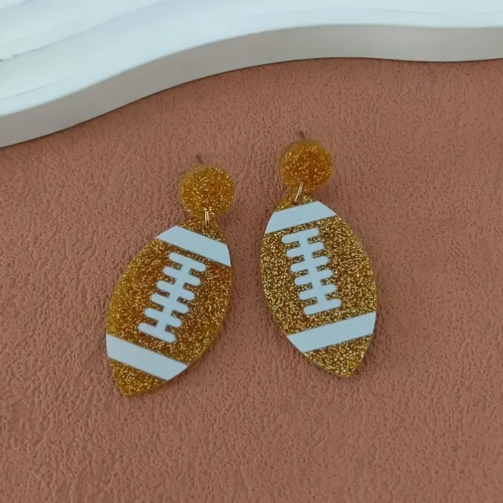 Football Earrings